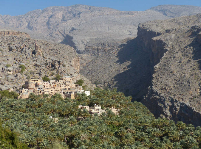 Bilad Sayit, Jebel Akhdar, Oman - Schoene Aussichten Touristik